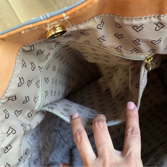 Jon hart alamo heights tote in slate monogram REJ - Picture 9 of 14